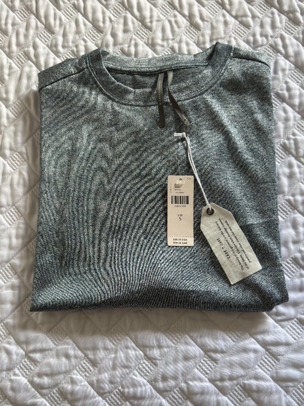 Anthropologie Silky Shimmer Tee - Size S - NWT